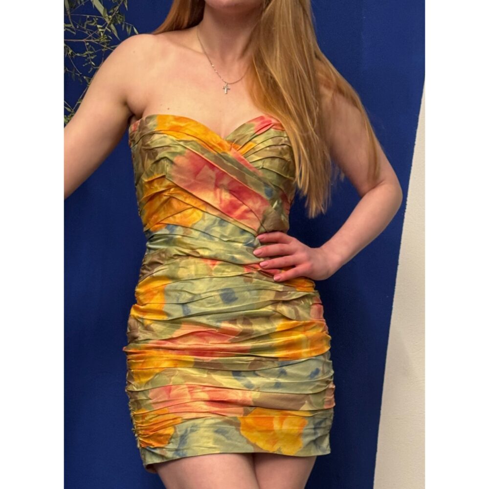 80’s Silk Cocktail Dress