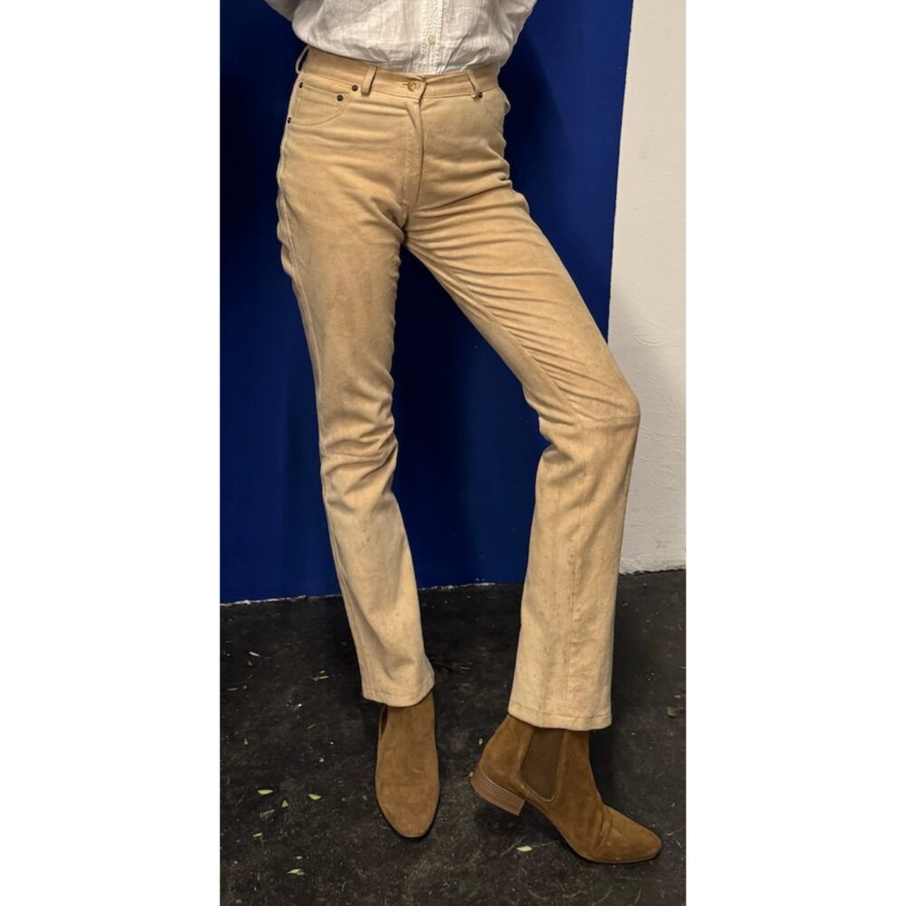 Suede Pants