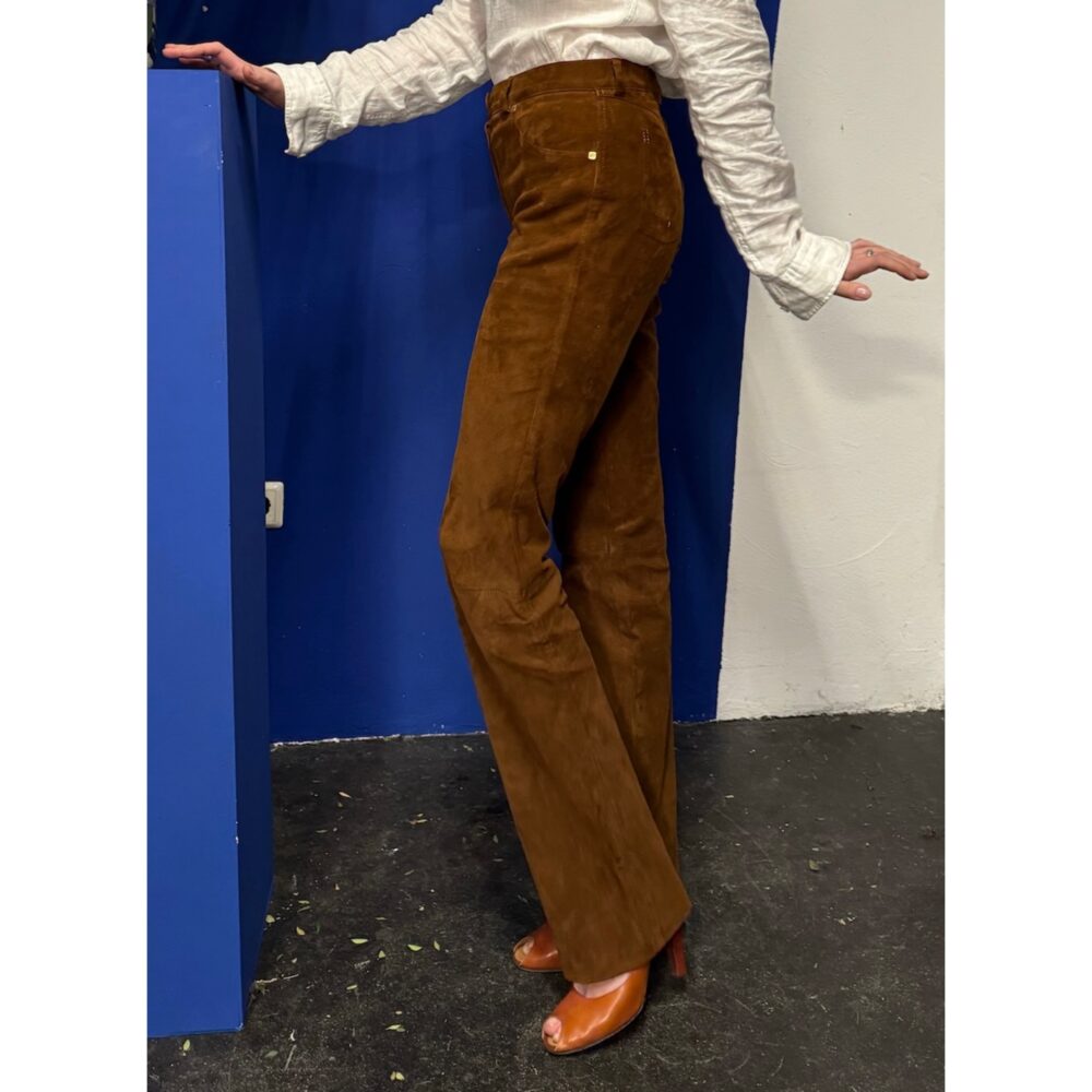 Suede Pants