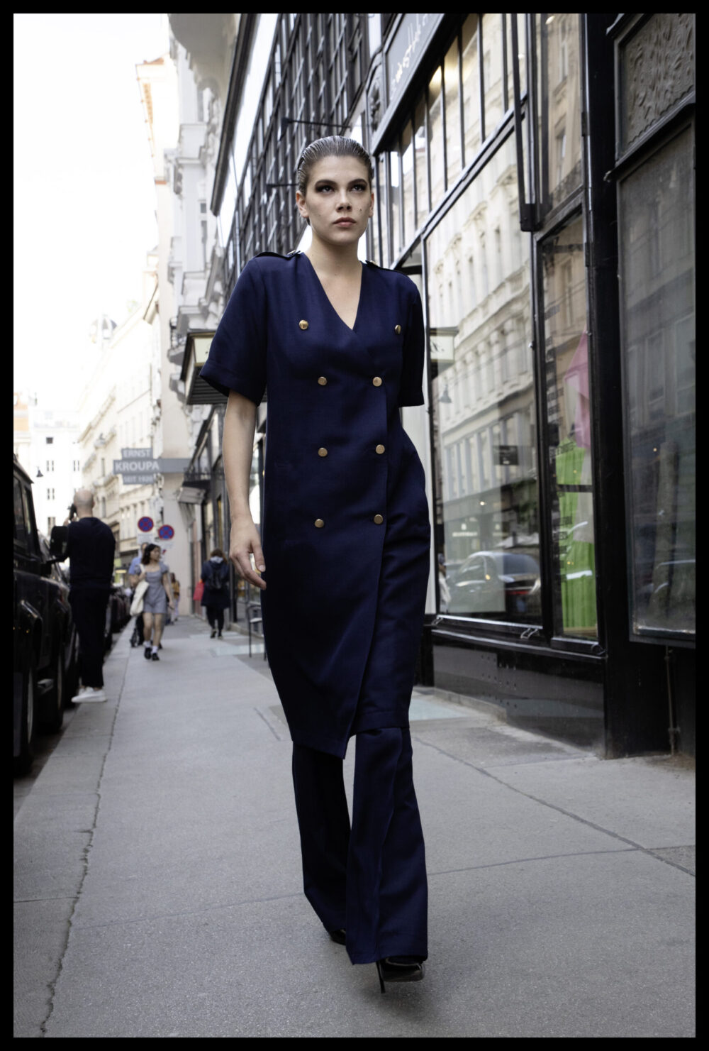 Silk Shantung Coat Dress