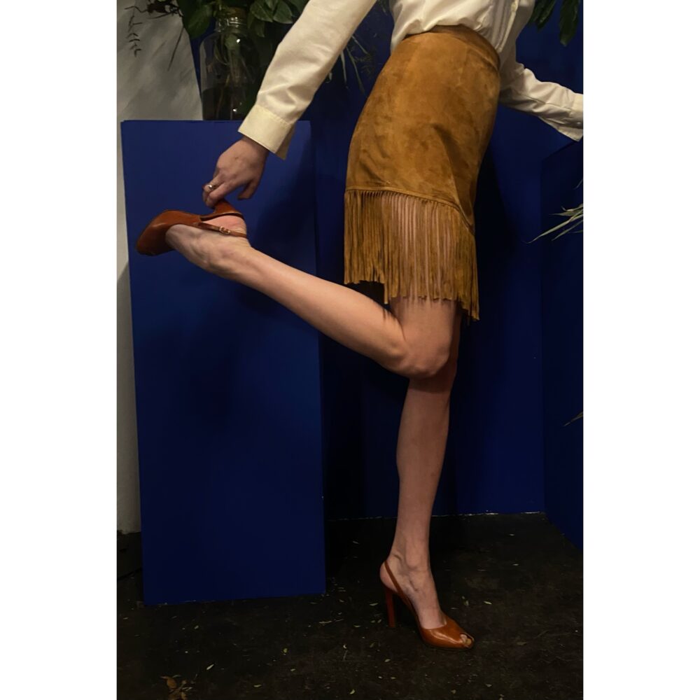 Suede Skirt