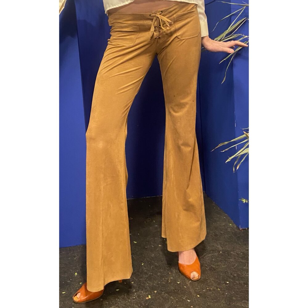 Suede Pants