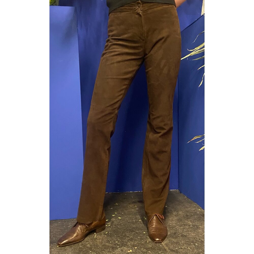 Suede Pants